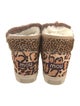 Mou Ponyhair Animal Print Boots