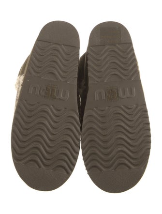 Mou Suede Embroidered Accent Boots