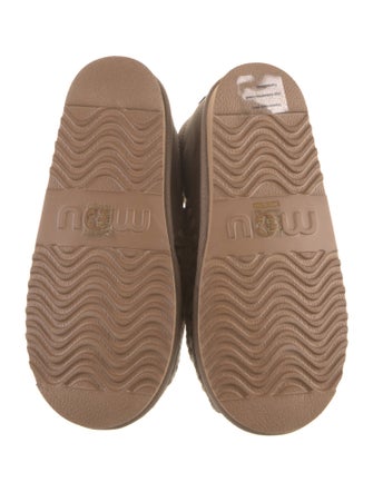 Mou Suede Embroidered Accent Boots