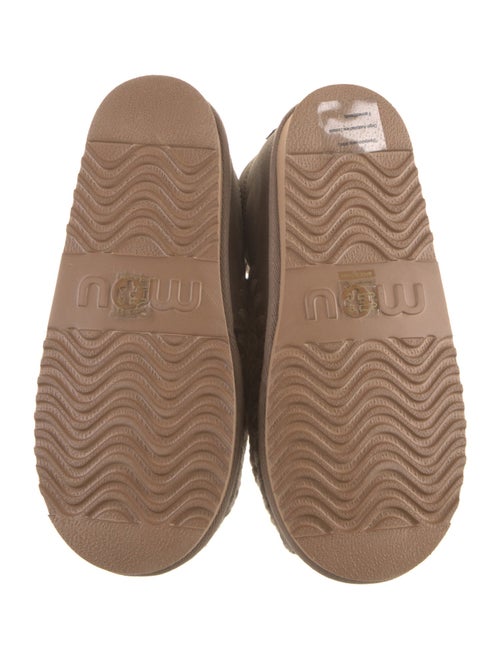 Mou Suede Embroidered Accent Boots