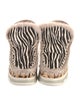 Mou Ponyhair Animal Print Boots
