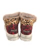 Mou Ponyhair Animal Print Boots