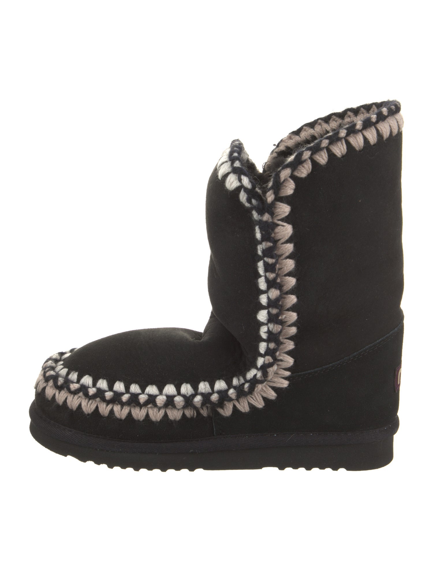 Mou Suede Lace-Up Boots