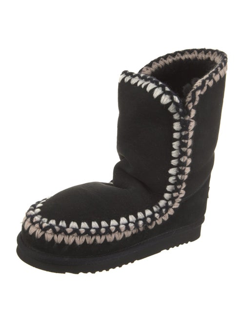 Mou Suede Lace-Up Boots