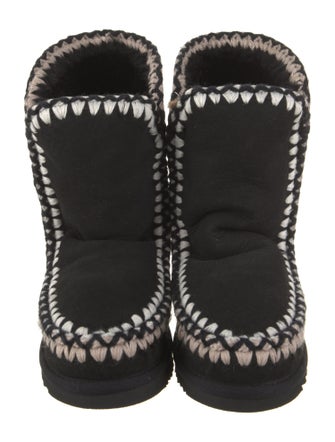 Mou Suede Lace-Up Boots