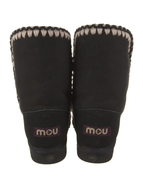 Mou Suede Lace-Up Boots