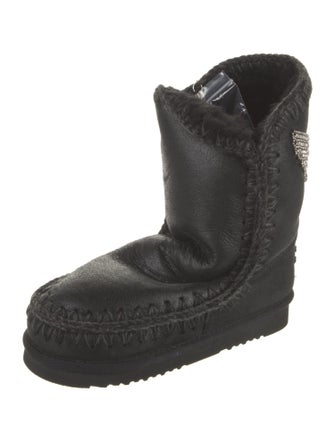 Mou Suede Crystal Embellishments Boots