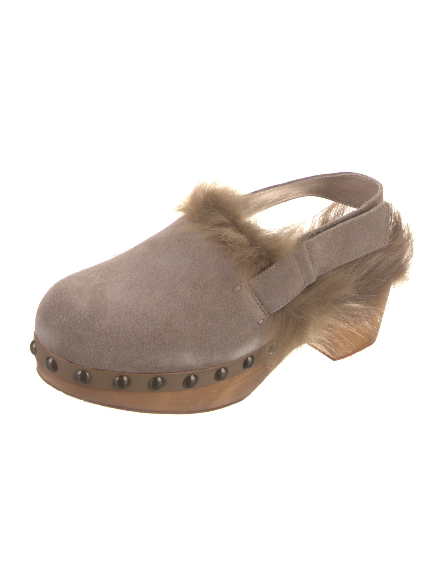 Mou Suede Slingback Flats