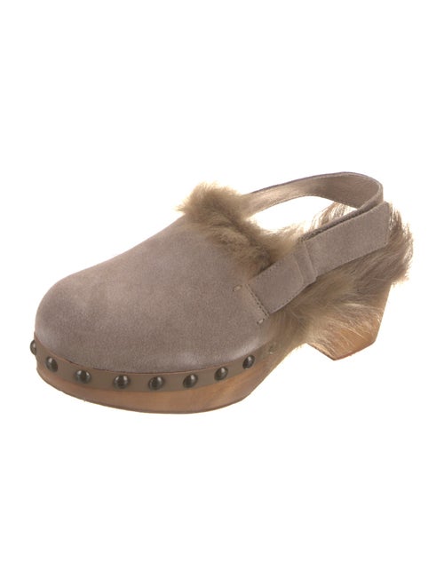 Mou Suede Slingback Flats