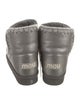 Mou Leather Crystal Embellishments Boots