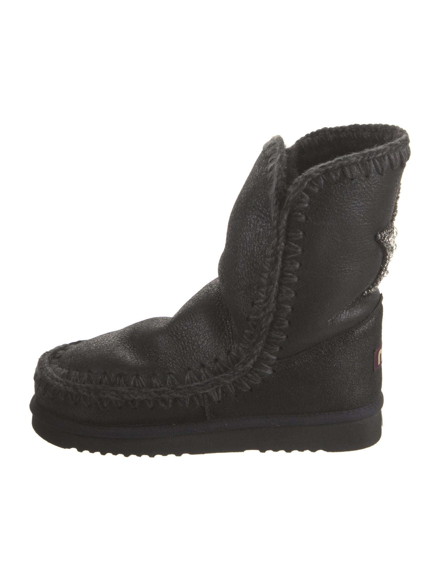 Mou Leather Combat Boots