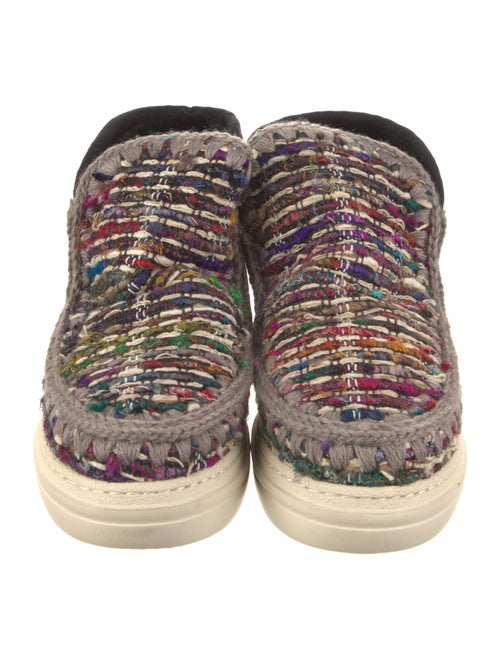 Mou Suede Printed Lace-Up Boots