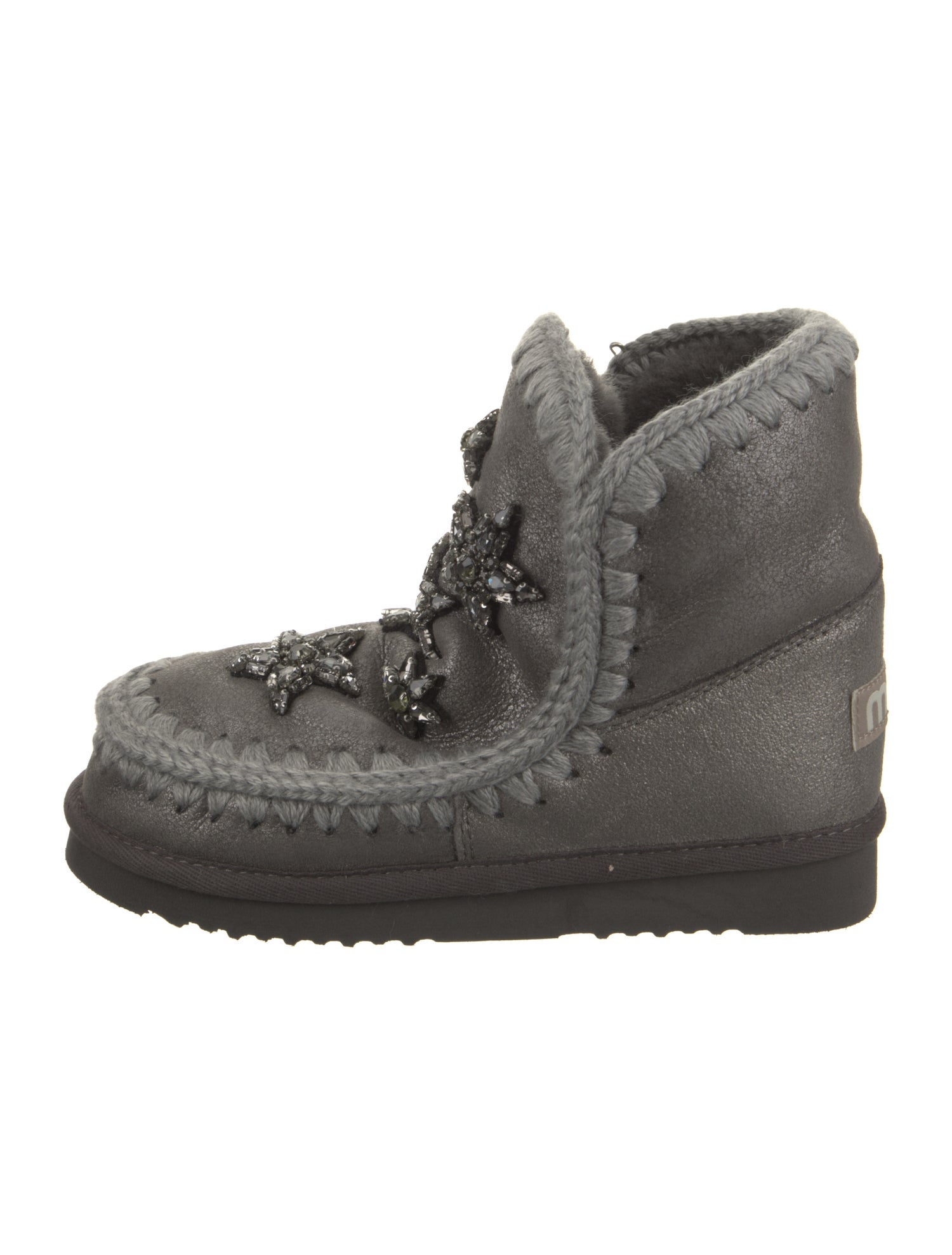 Mou Leather Snow Boots