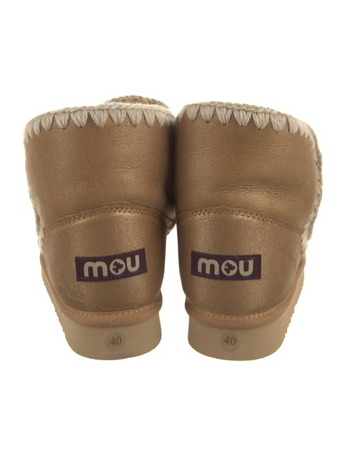 Mou Suede Lace-Up Boots