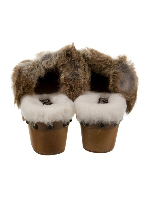 Mou Suede Crystal Embellishments Mules