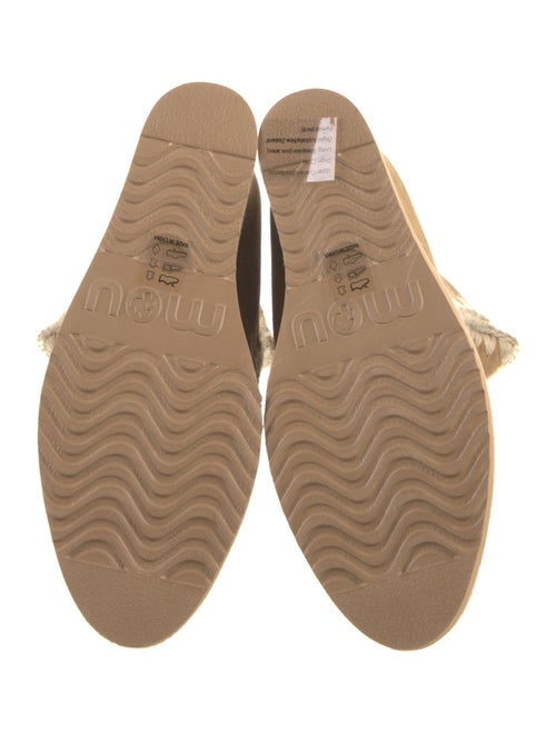 Mou Suede Crochet Trim Boots