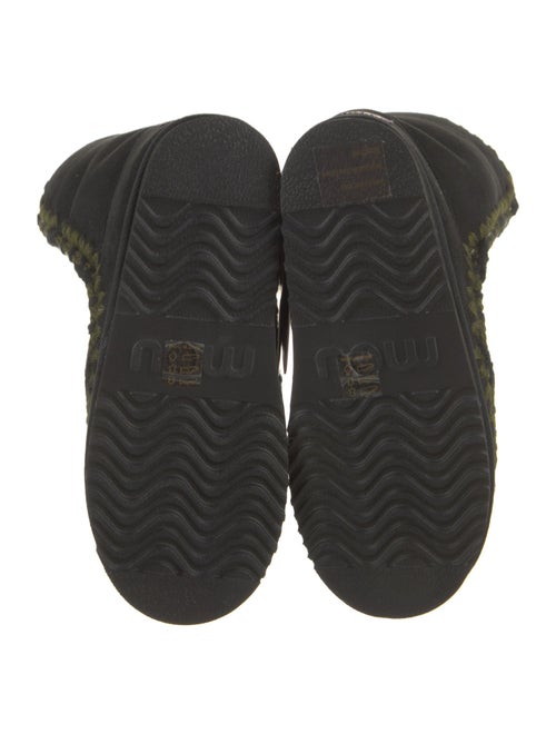 Mou Suede Crochet Trim Snow Boots