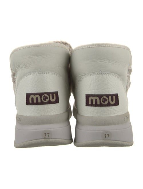 Mou Leather Lace-Up Boots