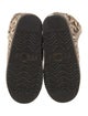 Mou Ponyhair Animal Print Lace-Up Boots