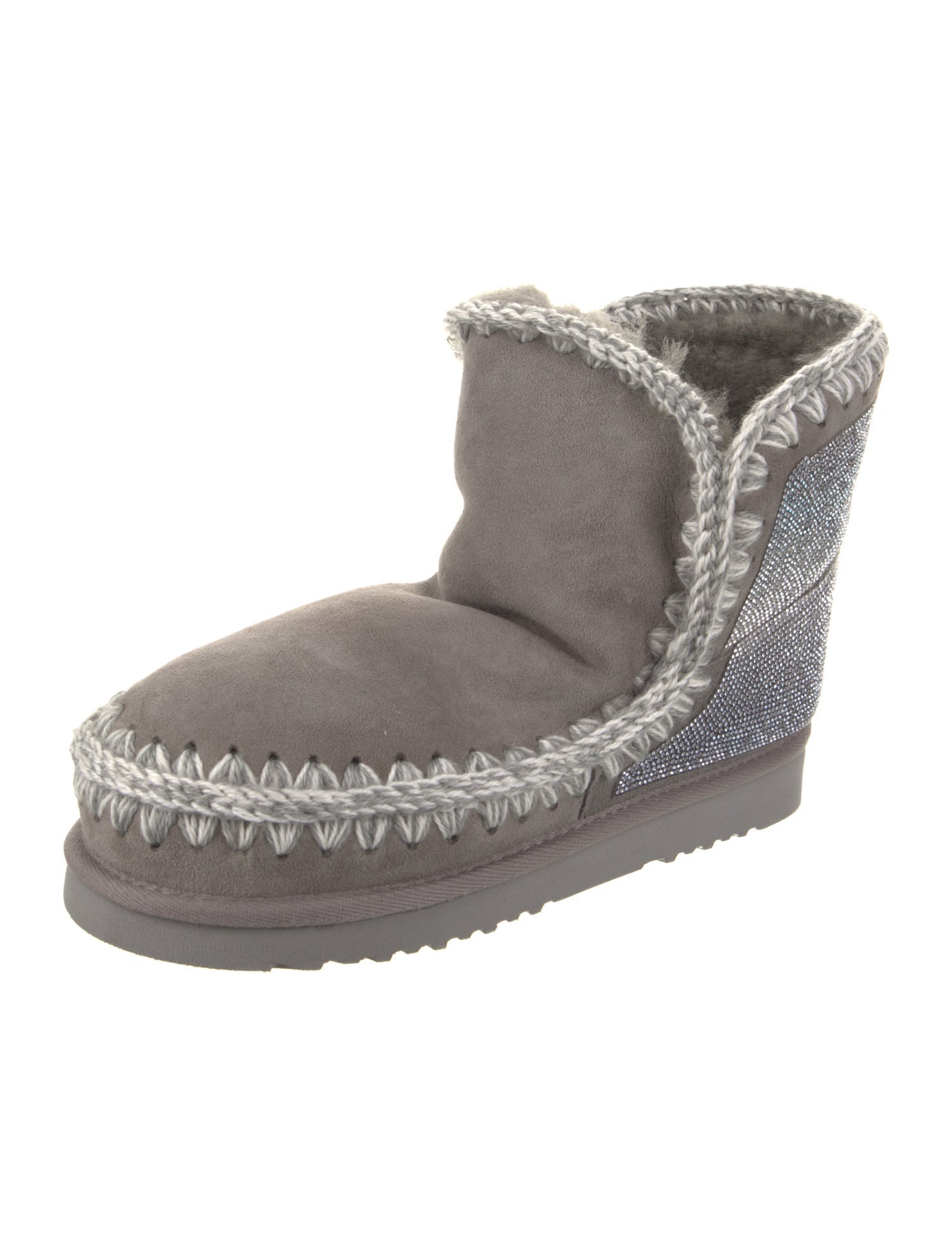 Mou Suede Lace-Up Boots