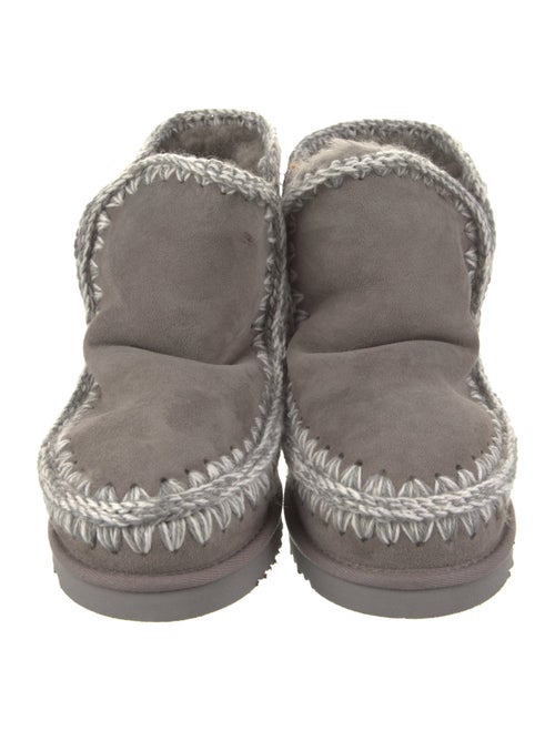 Mou Suede Lace-Up Boots