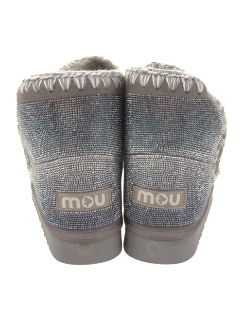 Mou Suede Lace-Up Boots