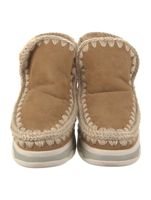 Mou Suede Lace-Up Boots