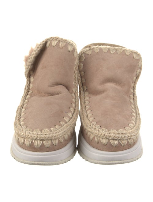 Mou Suede Lace-Up Boots