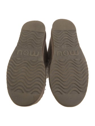 Mou Suede Faux Fur Trim Boots