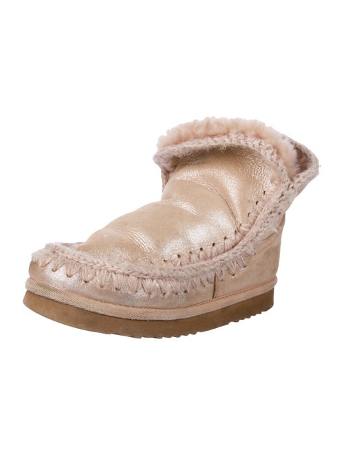 Mou Suede Combat Boots