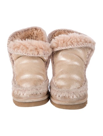 Mou Suede Combat Boots