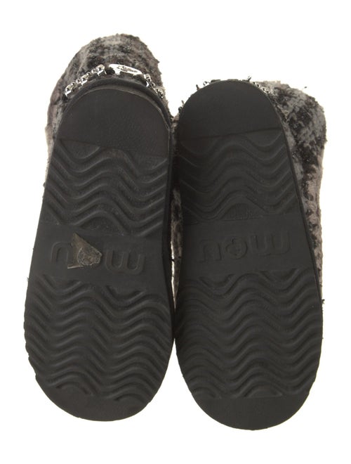 Mou Tweed Pattern Boots