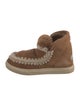 Mou Suede Crochet Trim Boots