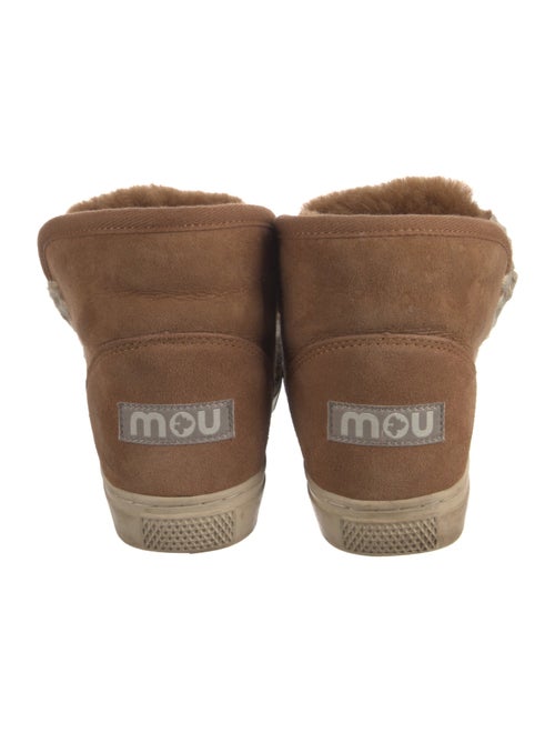 Mou Suede Crochet Trim Boots