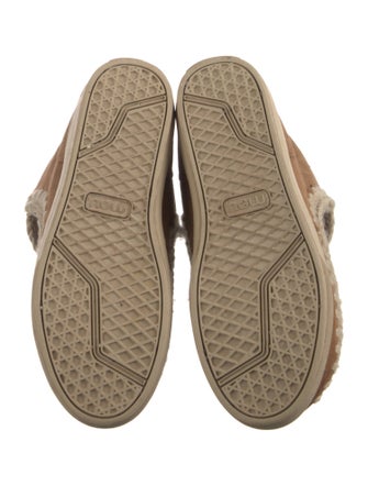 Mou Suede Crochet Trim Boots