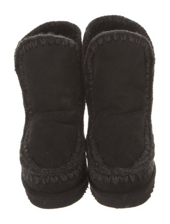 Mou Suede Lace-Up Boots