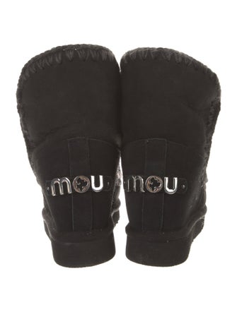 Mou Suede Lace-Up Boots