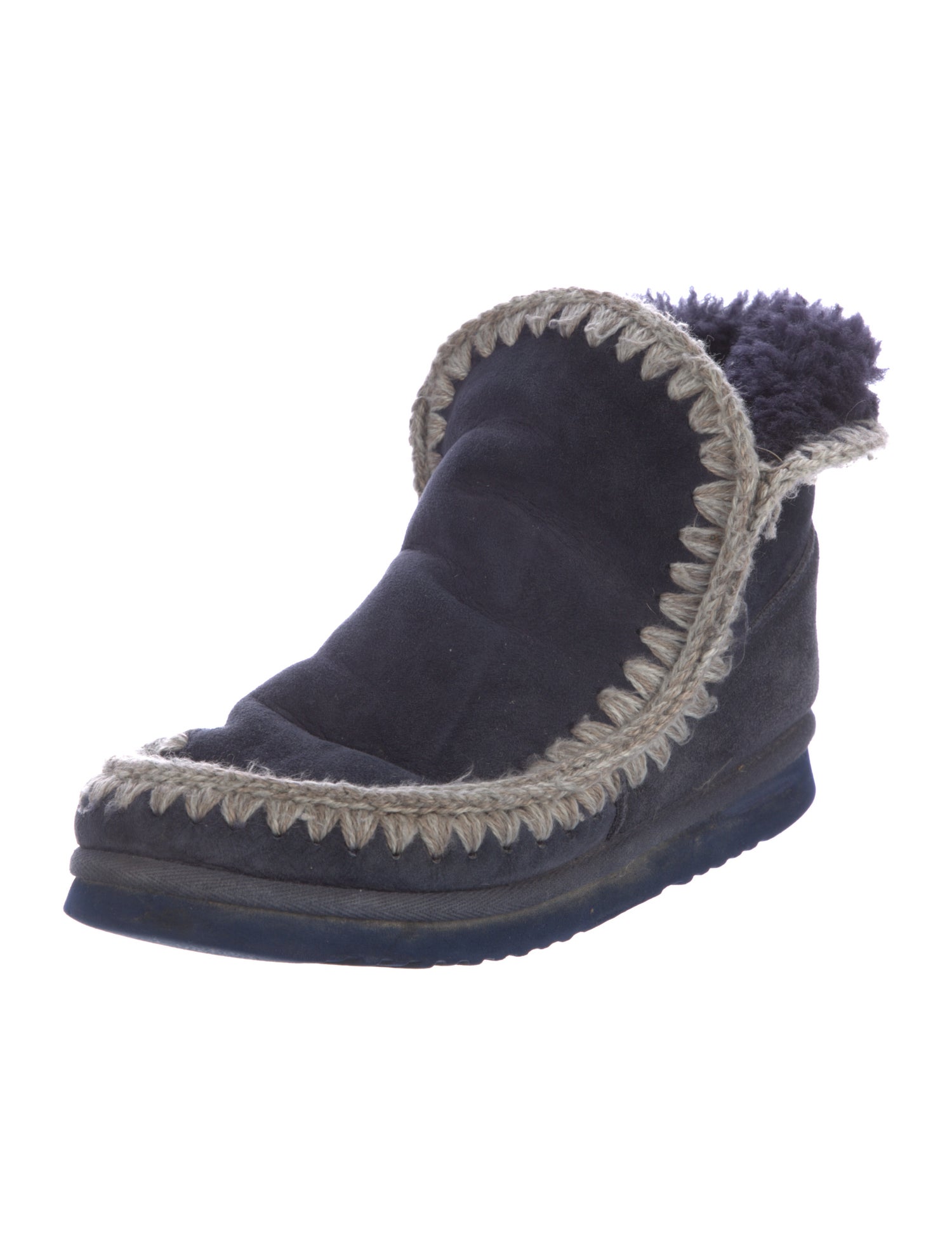 Mou Suede Lace-Up Boots