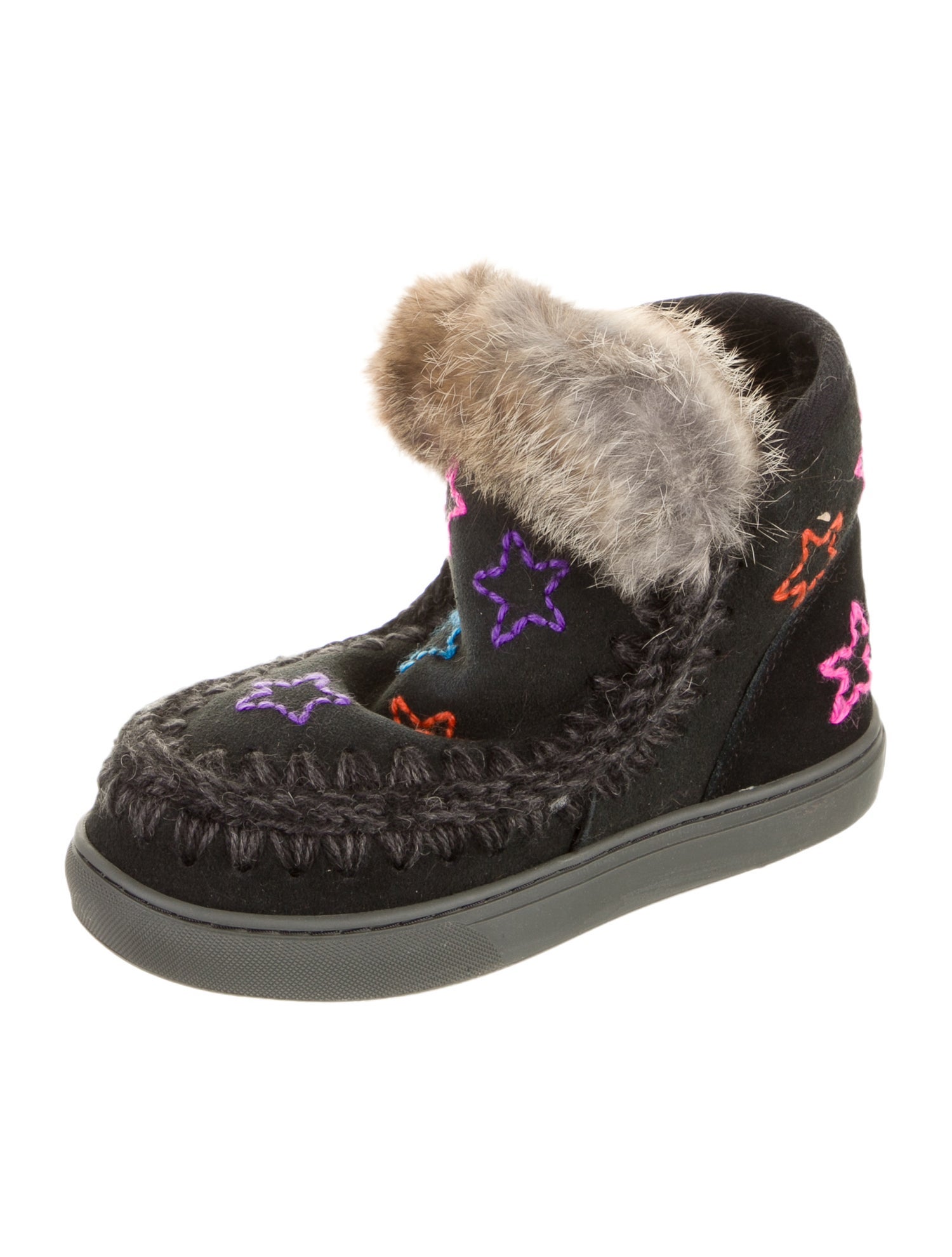 Mou Kids' Embroidered Eskimo Boots