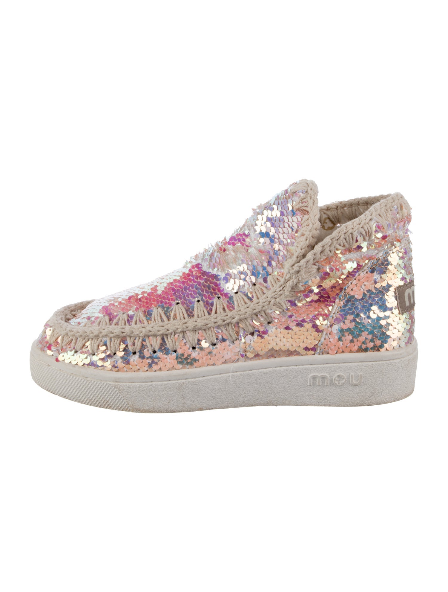 Mou Sequins Printed Sneakers