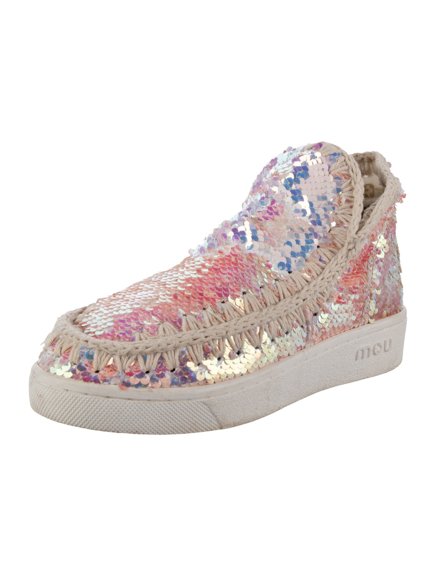 Mou Sequins Printed Sneakers