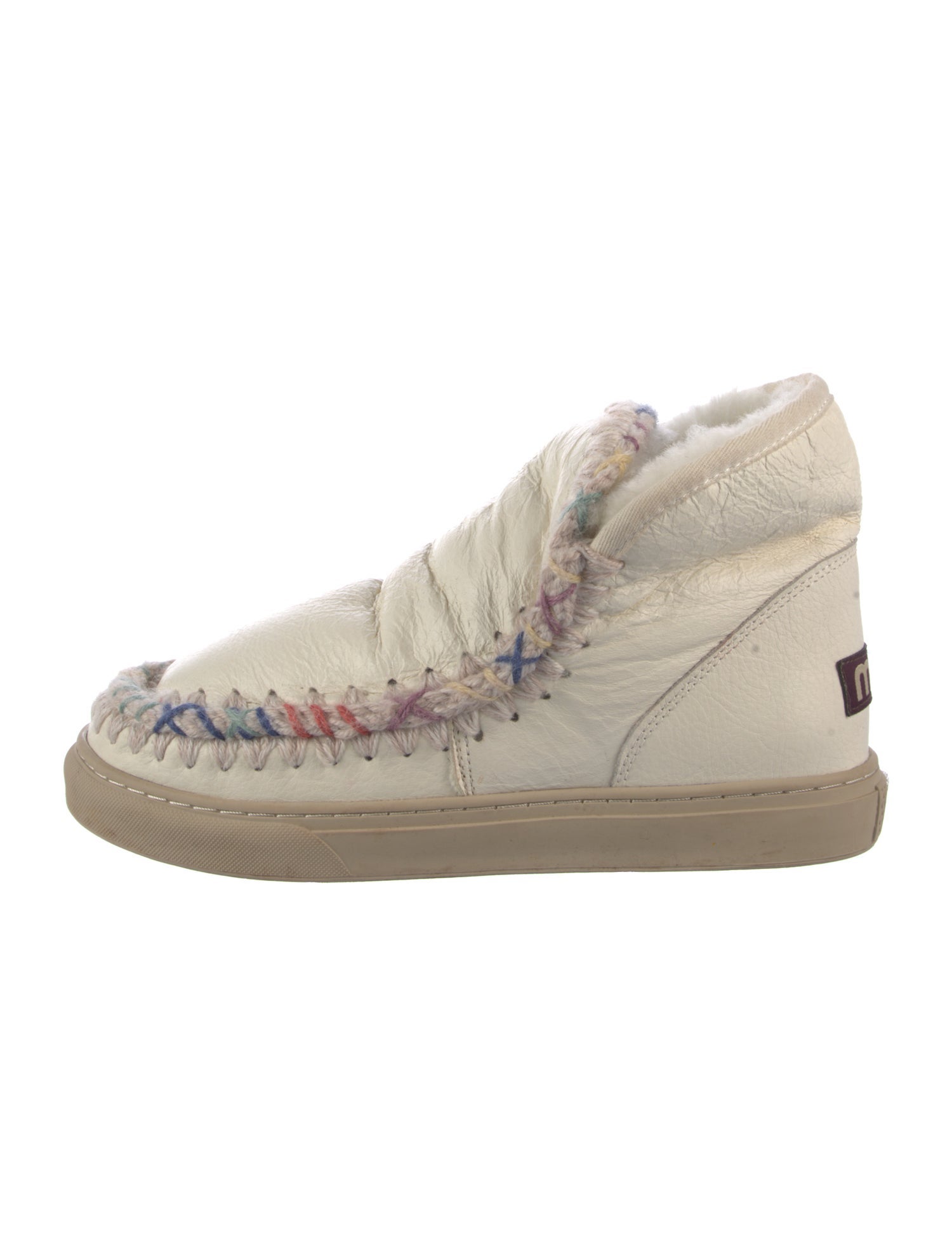 Mou Leather Lace-Up Boots