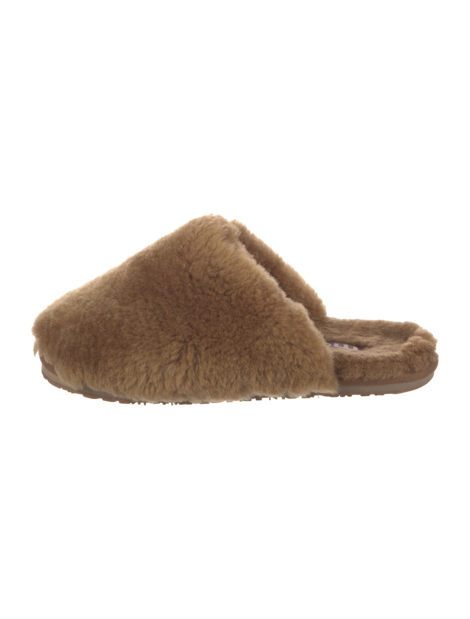 Mou Shearling Fur Trim Mules