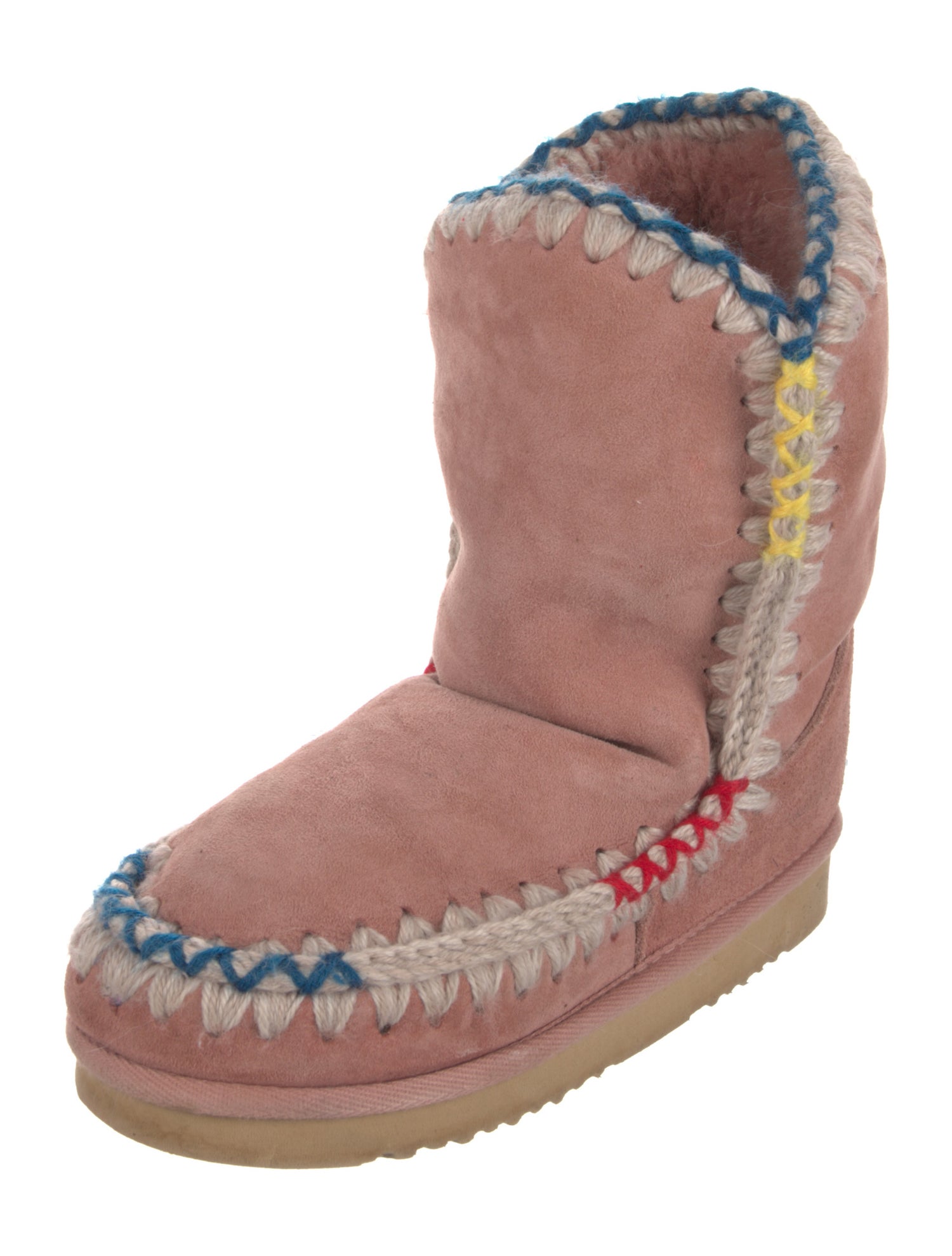 Mou Suede Combat Boots