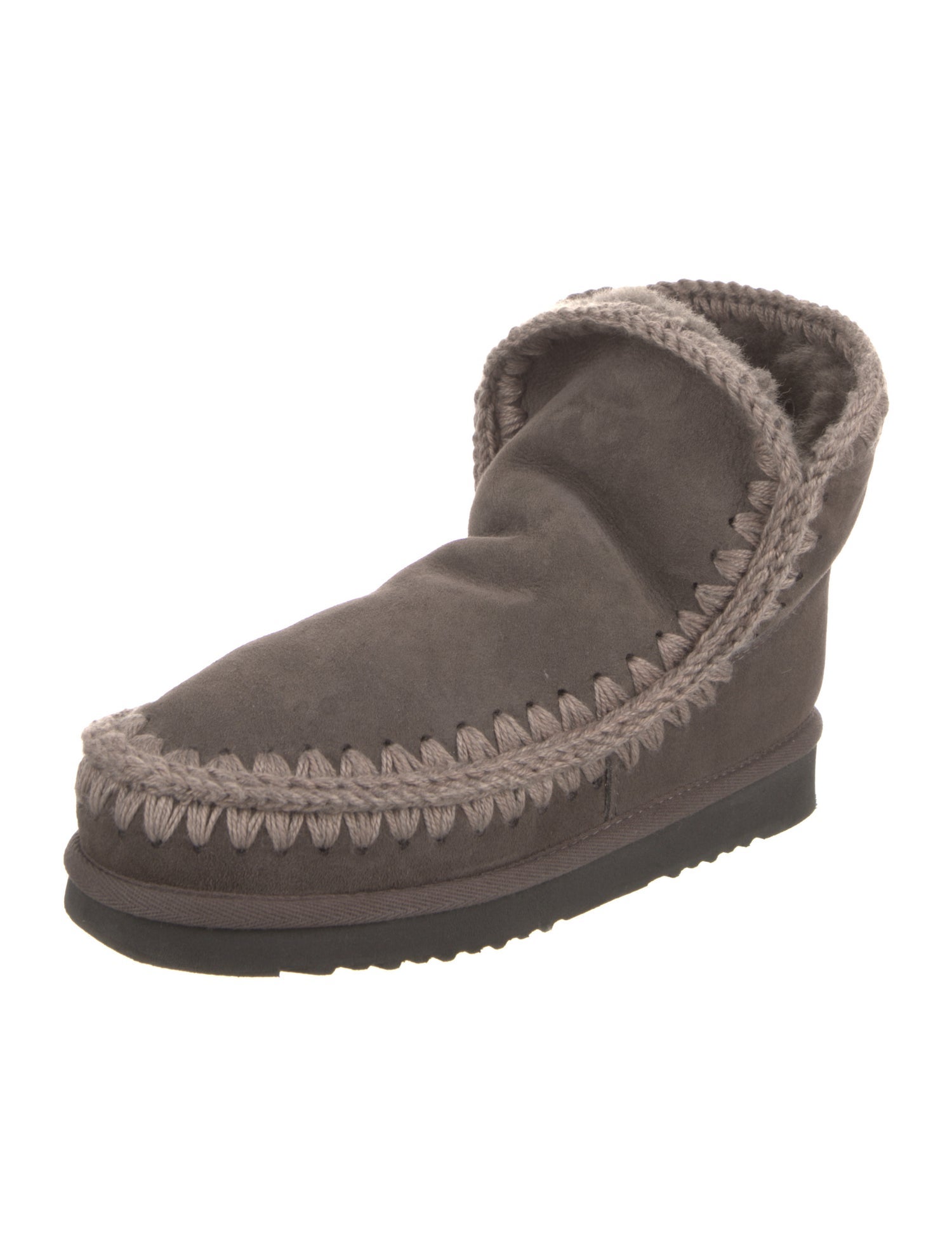 Mou Suede Printed Lace-Up Boots