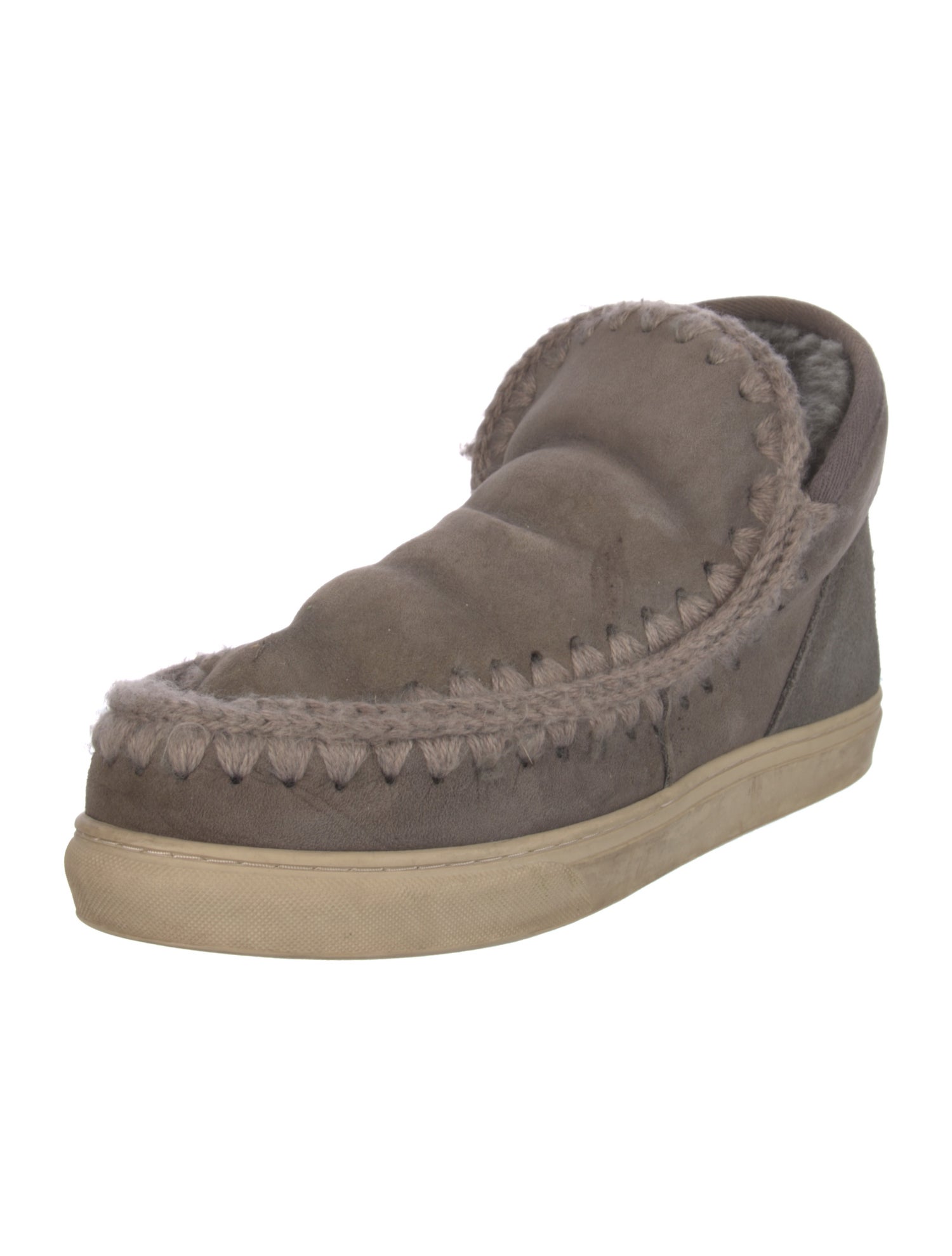 Mou Suede Lace-Up Boots