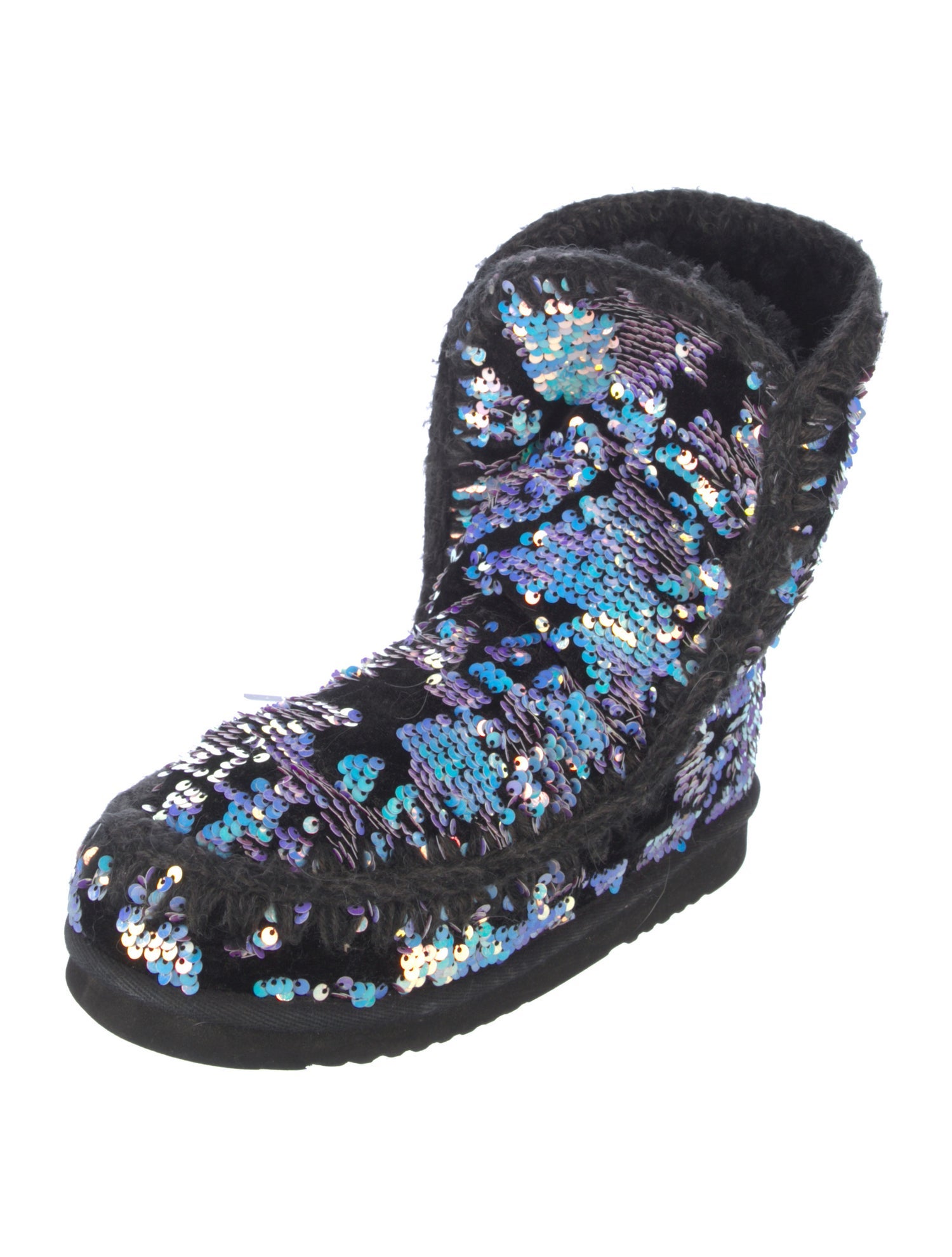 Mou Patterned Combat Boots