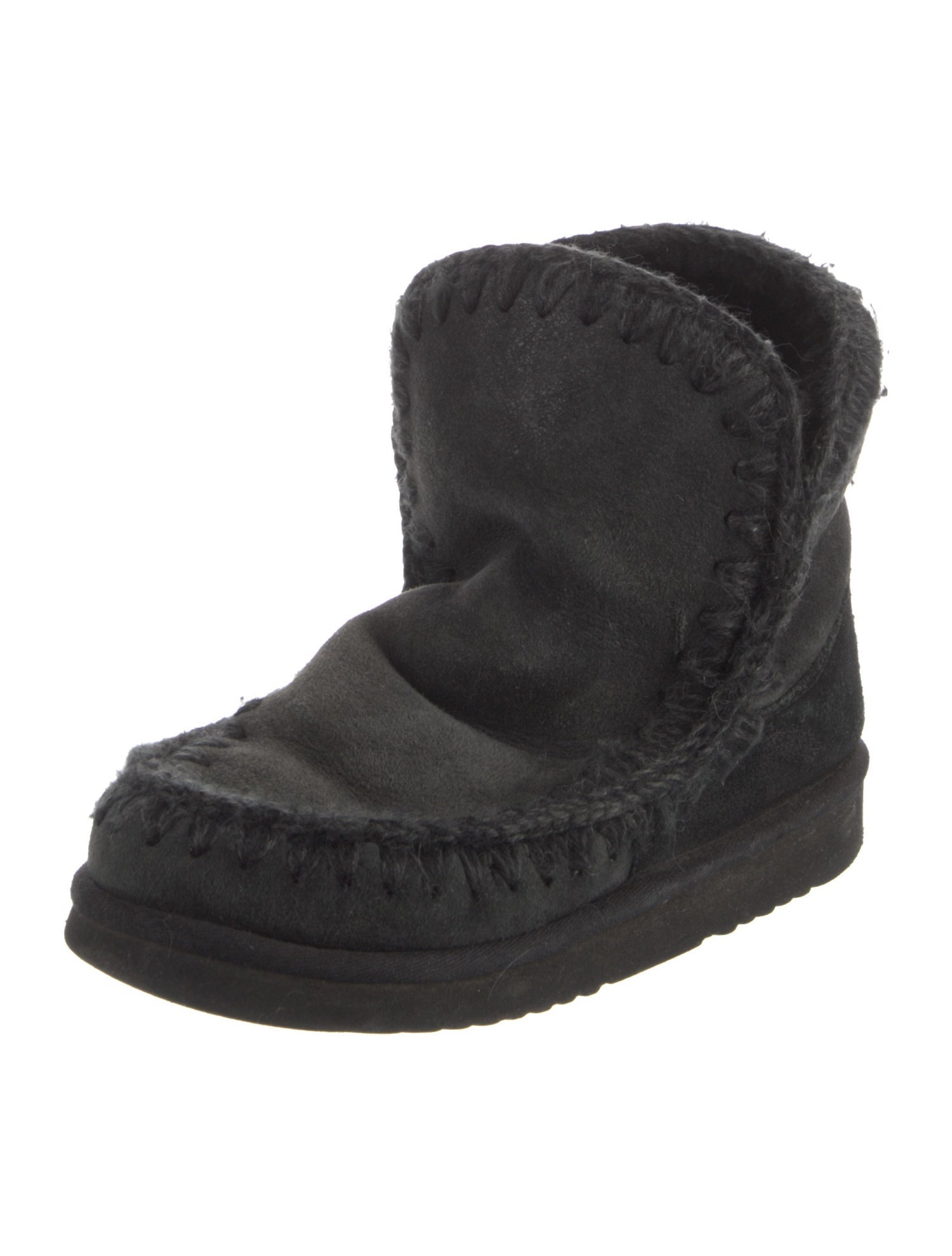 Mou Suede Lace-Up Boots