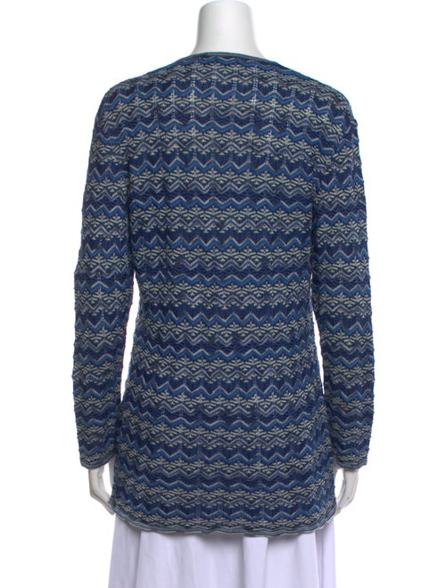 Missoni Sport Striped V-Neck Sweater