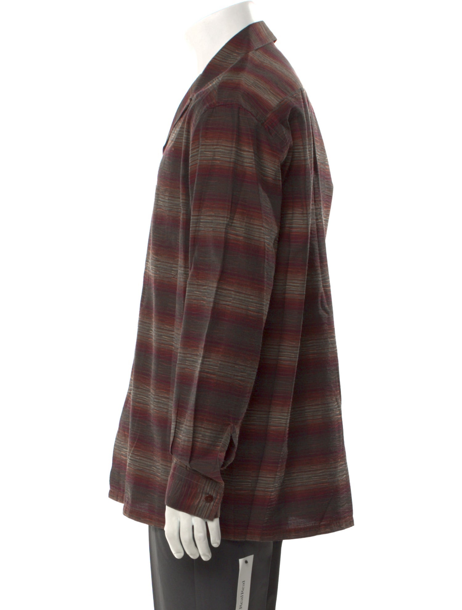 Missoni Sport Plaid Print Long Sleeve Shirt